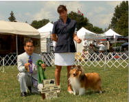 Bailey is pictured completing his Championship with a 5 point Best Of Winners in  July of 2006.  It was SO HOT that day!